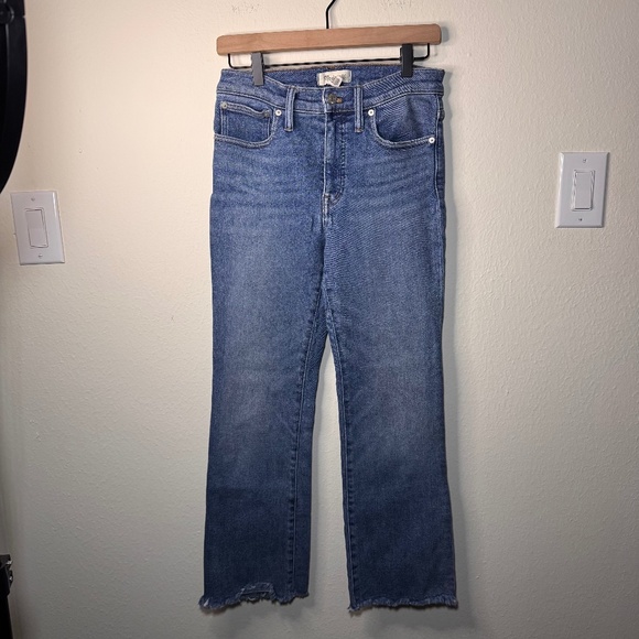 Madewell Cali Demi Bootcut Jeans Women's 28 Medium Wash Blue Denim - Picture 1 of 5